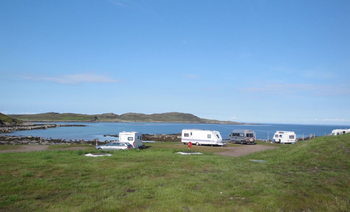 Port a Bhaigh Camping